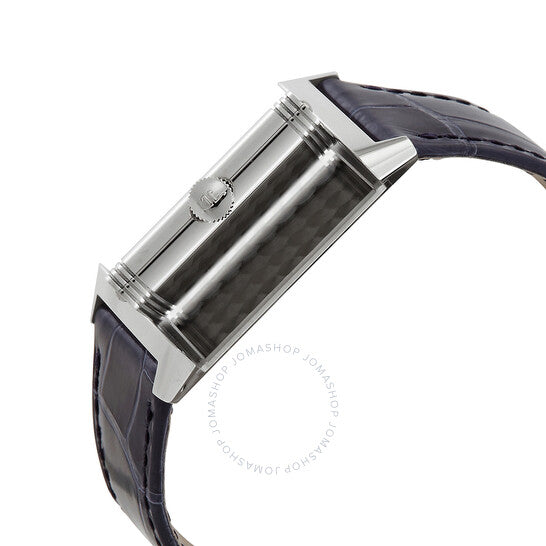 ساعة جيجر لوكولتر ريفيرسو كلاسيكية كوارتز بمينا فضي للسيدات