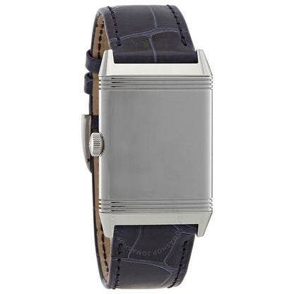 ساعة جيجر لوكولتر ريفيرسو كلاسيكية كوارتز بمينا فضي للسيدات