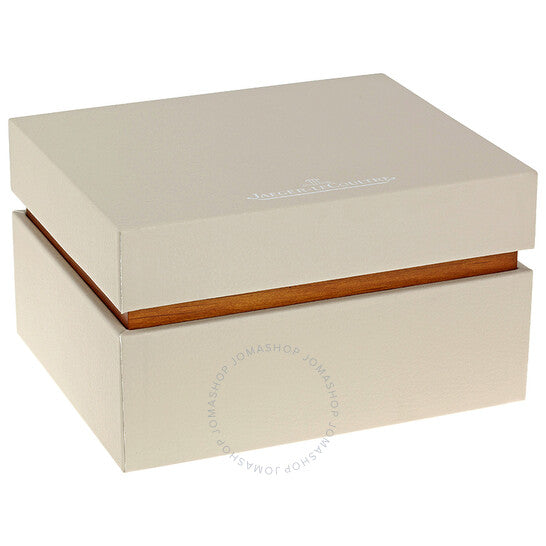 ساعة جيجر لوكولتر ريفيرسو الكلاسيكية للرجال بمينا أبيض