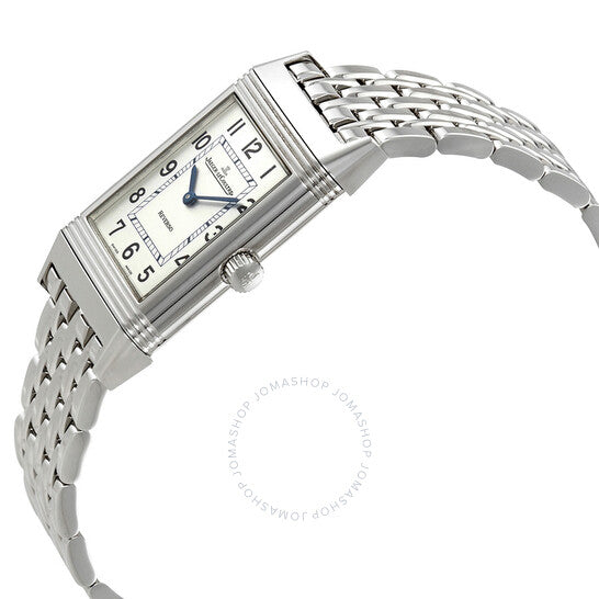 Jaeger LeCoultre, Reverso Classique Silver Dial Stainless Steel Ladies Watch