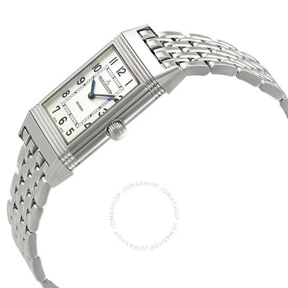 Jaeger LeCoultre, Reverso Classique Silver Dial Stainless Steel Ladies Watch