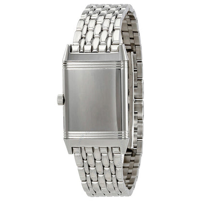 Jaeger LeCoultre, Reverso Classique Silver Dial Stainless Steel Ladies Watch