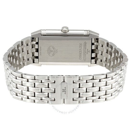 Jaeger LeCoultre, Reverso Classique Silver Dial Stainless Steel Ladies Watch