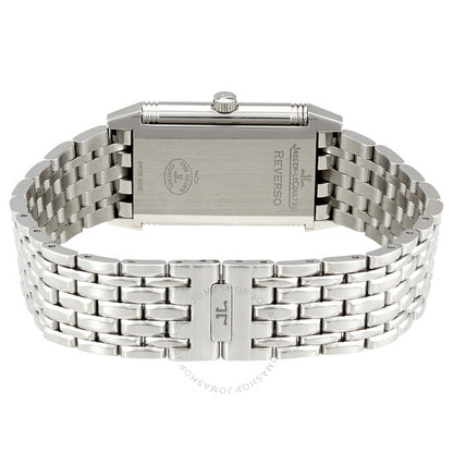 Jaeger LeCoultre, Reverso Classique Silver Dial Stainless Steel Ladies Watch