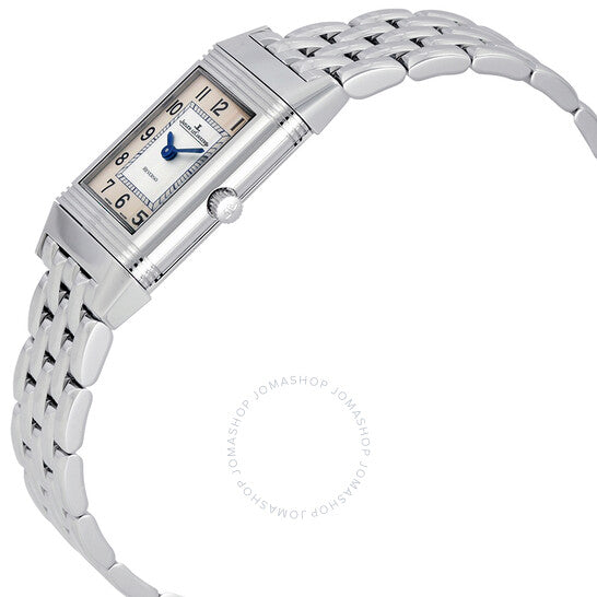 ساعة جيجر لوكولتر ريفيرسو للسيدات بمينا أبيض