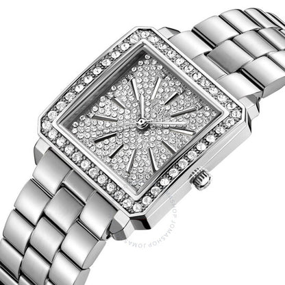 JBW, Cristal 28 Jewelry Set Silver-tone Dial Ladies Watch