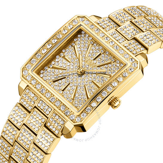JBW, Cristal Quartz Diamond Crystal Gold Dial Ladies Watch