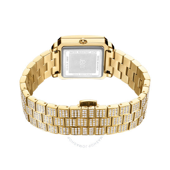 JBW, Cristal Quartz Diamond Crystal Gold Dial Ladies Watch