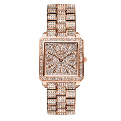 JBW, Cristal Quartz Diamond Crystal Rose Dial Ladies Watch