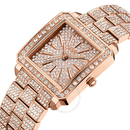 JBW, Cristal Quartz Diamond Crystal Rose Dial Ladies Watch