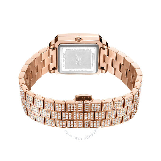 JBW, Cristal Quartz Diamond Crystal Rose Dial Ladies Watch