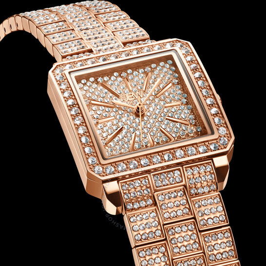 JBW, Cristal Quartz Diamond Crystal Rose Dial Ladies Watch