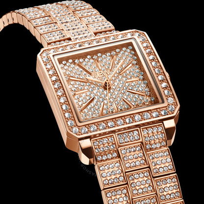JBW, Cristal Quartz Diamond Crystal Rose Dial Ladies Watch