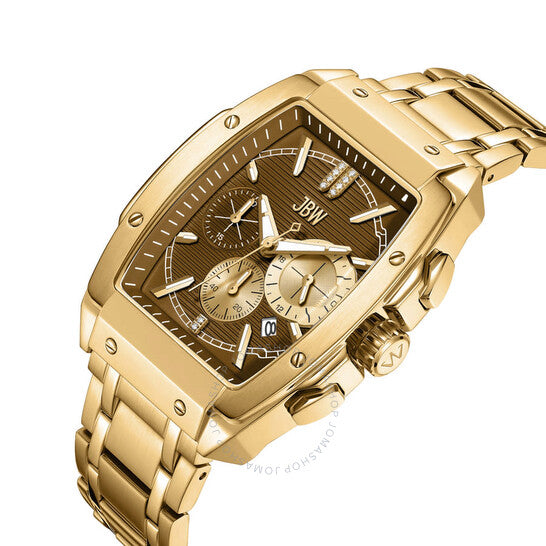 JBW, Echelon Collection Chronograph Quartz Brown Dial Men's Watch