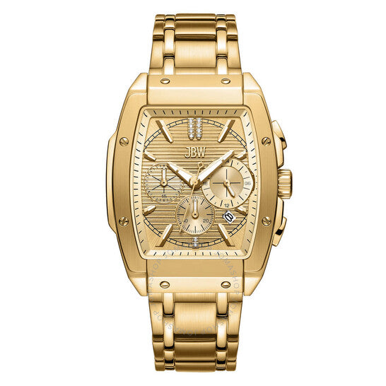 JBW, Echelon Collection Chronograph Quartz Gold Dial Men's Watch