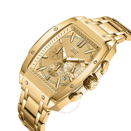 JBW, Echelon Collection Chronograph Quartz Gold Dial Men's Watch