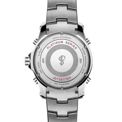 JBW, Platinum Series Silver-tone Dial Men's Watch