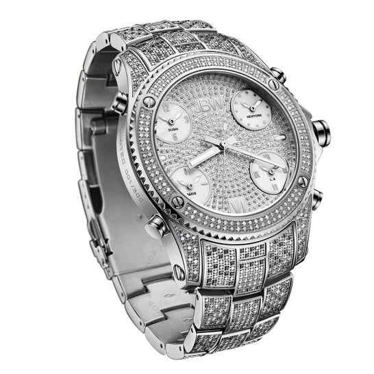 JBW, Platinum Series Silver-tone Dial Men's Watch