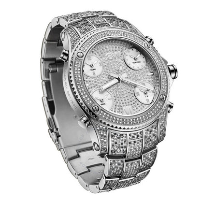 JBW, Platinum Series Silver-tone Dial Men's Watch