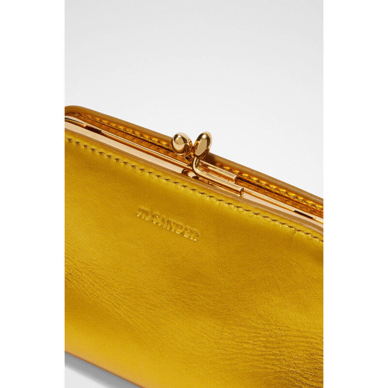 Women'S Giallo Scuro Leather Shoulder Bag