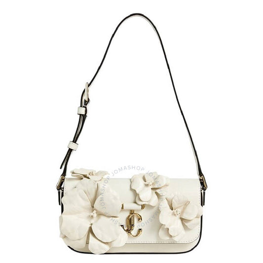 Jimmy Choo, Avenue Floral Applique Shoulder Bag
