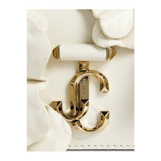 Jimmy Choo, Avenue Floral Applique Shoulder Bag
