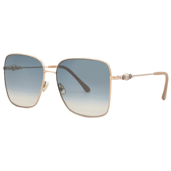Blue Gradient Square Ladies Sunglasses