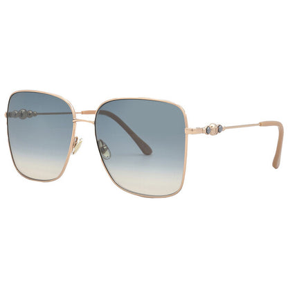 Blue Gradient Square Ladies Sunglasses