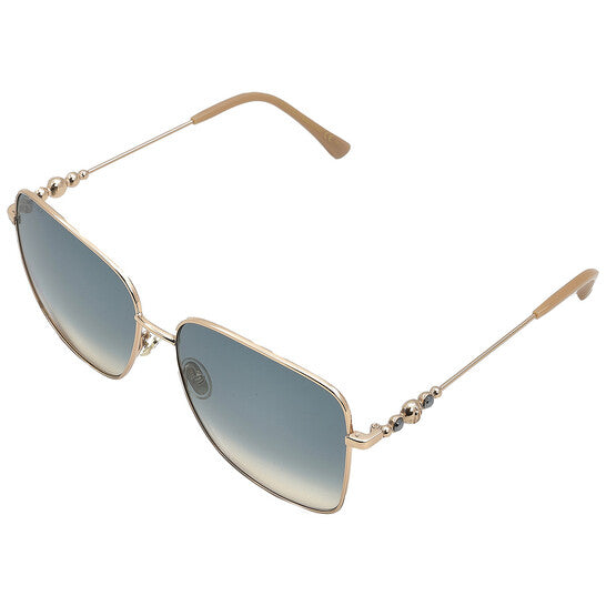 Blue Gradient Square Ladies Sunglasses