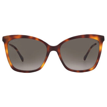Brown Gradient Butterfly Ladies Sunglasses