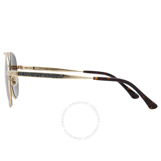 نظارة شمسية نسائية من جيمي تشو، لون بني متدرج، بتصميم بايلوت