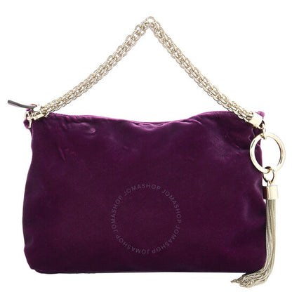 Jimmy Choo, Callie Shimmer Suede Clutch Bag