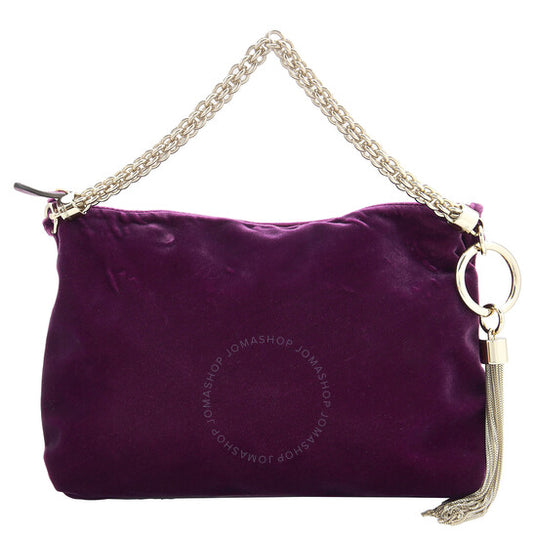 Jimmy Choo, Callie Shimmer Suede Clutch Bag