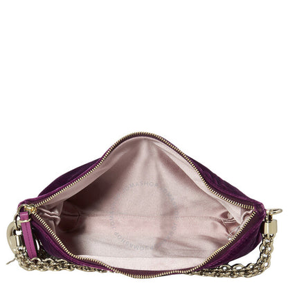 Jimmy Choo, Callie Shimmer Suede Clutch Bag