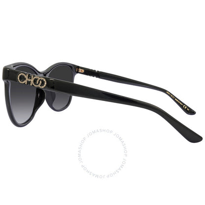 Jimmy Choo, Dark Grey Gradient Butterfly Ladies Sunglasses