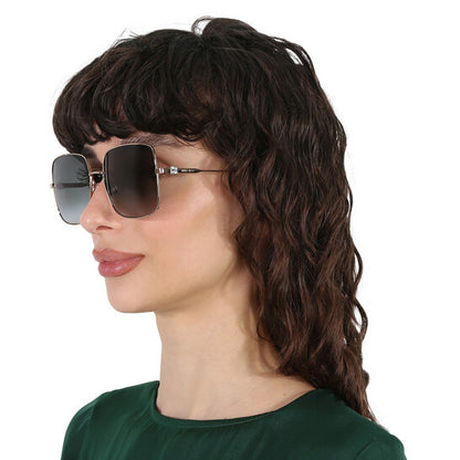 Dark Grey Square Ladies Sunglasses