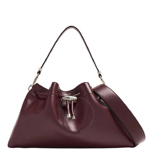 Jimmy Choo, Diamond Drawstring Leather Shoulder Bag