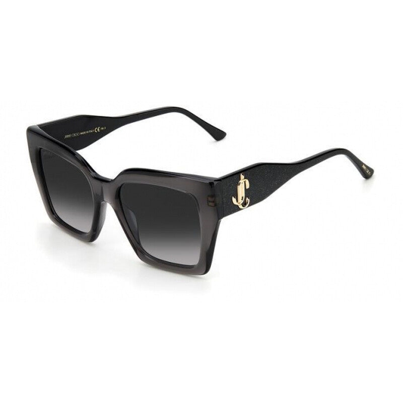 Eleni/G/S 53 Grey Dark Gradient Square Ladies Sunglasses