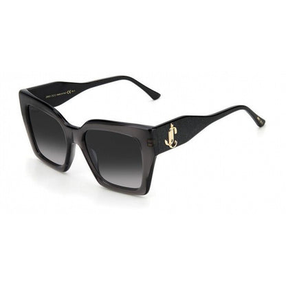 Eleni/G/S 53 Grey Dark Gradient Square Ladies Sunglasses