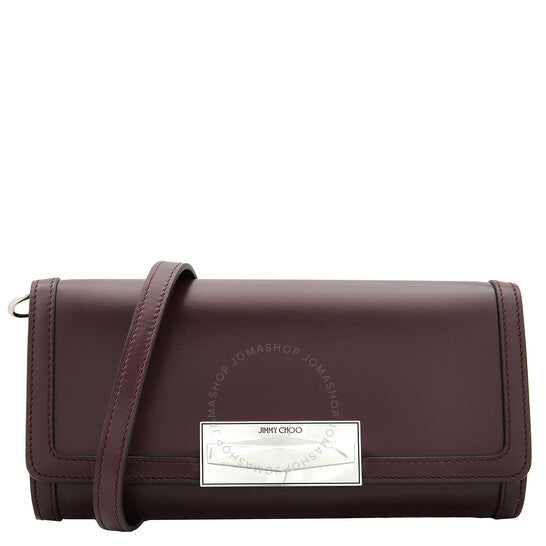 Jimmy Choo, Garnet Leather Mini Shoulder Bag