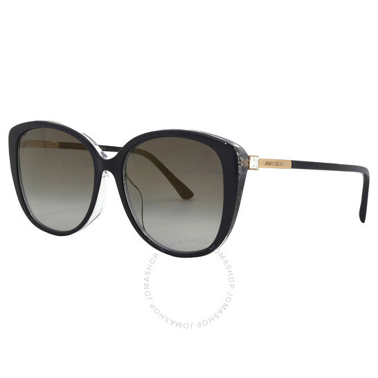 Jimmy Choo, Grey Gradient Cat Eye Ladies Sunglasses