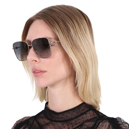 Grey Gradient Square Ladies Sunglasses