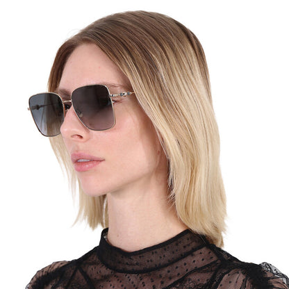 Grey Gradient Square Ladies Sunglasses