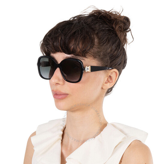 نظارة شمسية نسائية مربعة رمادية متدرجة من جيمي تشو