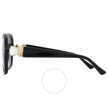 نظارة شمسية نسائية مربعة رمادية متدرجة من جيمي تشو