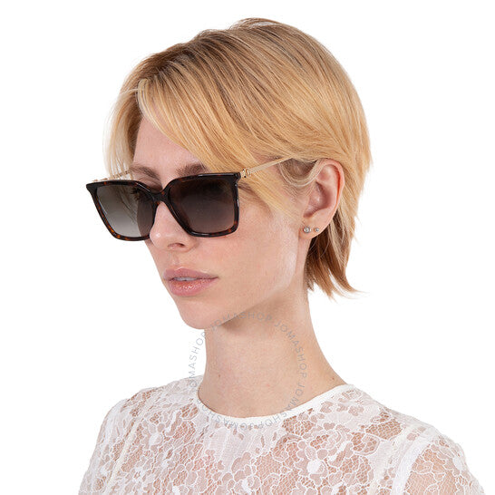 Jimmy Choo, Grey Gradient Square Ladies Sunglasses