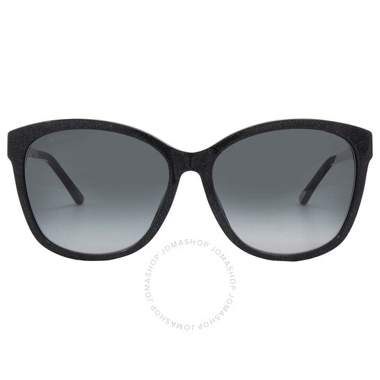 نظارة شمسية نسائية بتصميم فراشة رمادية من جيمي تشو