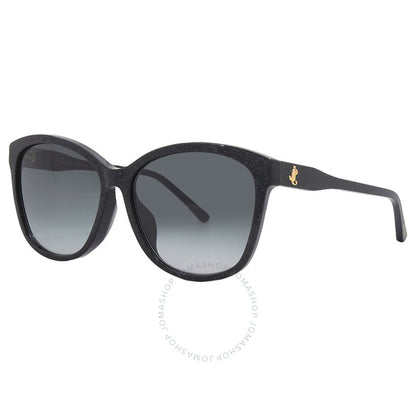 نظارة شمسية نسائية بتصميم فراشة رمادية من جيمي تشو