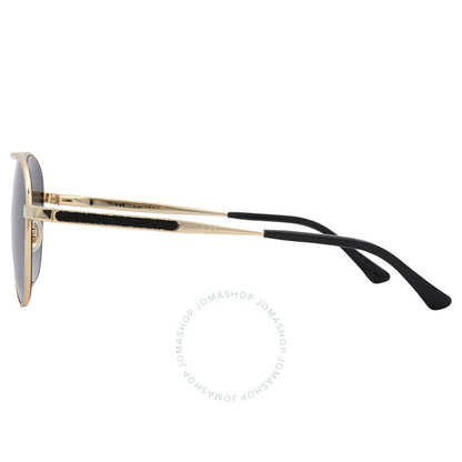 نظارة شمسية نسائية من جيمي تشو، بتصميم بايلوت رمادي اللون