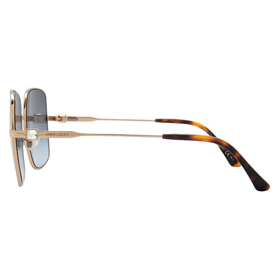 Blue Shaded Square Ladies Sunglasses